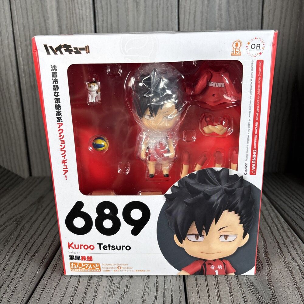 New NIP ORANGE ROUGE Haikyu!! Nendoroid Tetsuro Kuroo 689